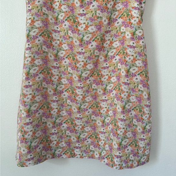 Pink Lily Floral Short Sleeve Mini Dress - Picture 3 of 7